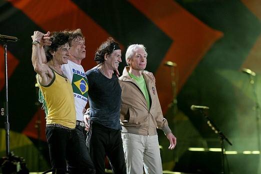 J&aacute; sessent&otilde;es, em 2006, bateram recorde de p&uacute;blico com um show gratuito nas areias de Copacabana. Na plateia, 1,5 milh&atilde;o de pessoas<br>