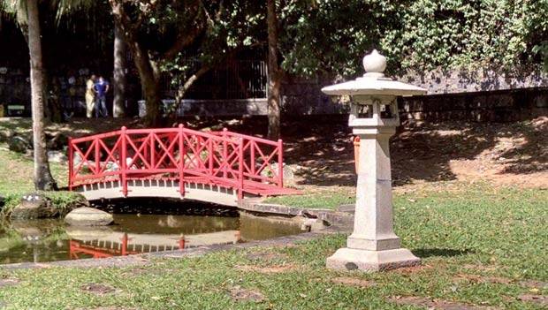 Recanto japonês no Alto da Boa Vista