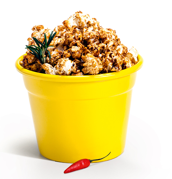 Pipoca ganha versões sofisticadas e mais caras