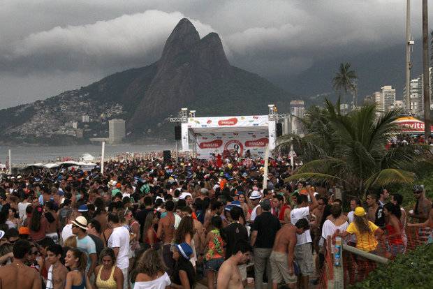 Carnaval será de chuva no Rio