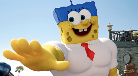 Nova aventura de Bob Esponja chega aos cinemas em 3D