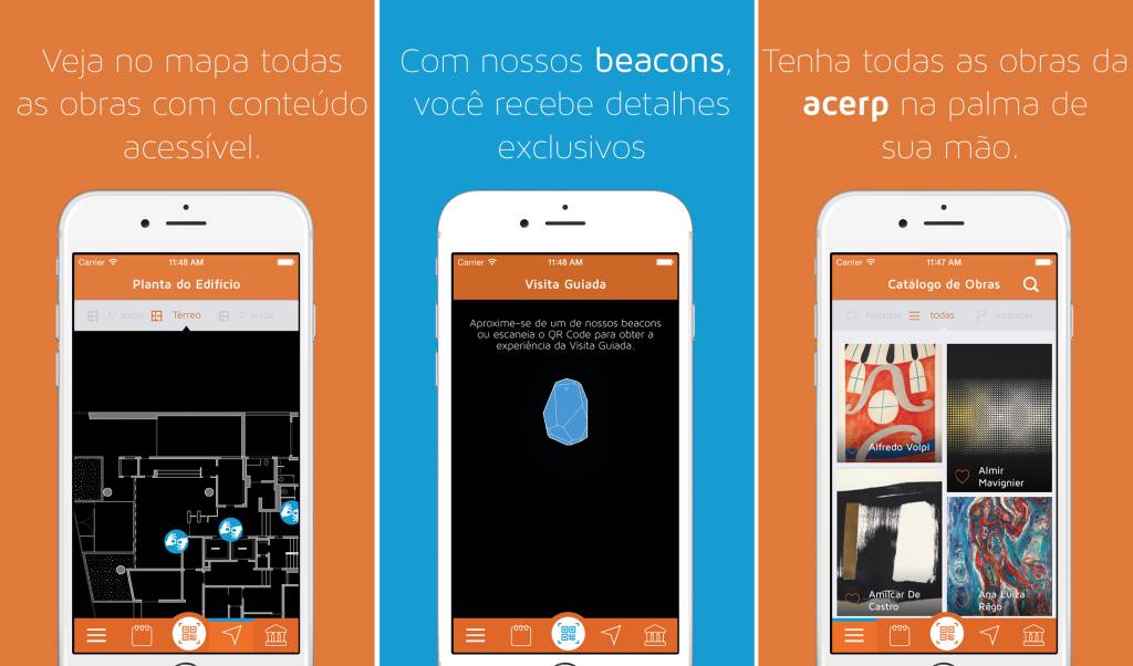Aplicativo gratuito oferece visitas guiadas por museus