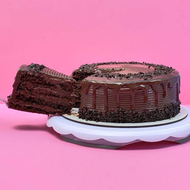 Sweet dark: uma das tortas sensação da Cake & Co Sweet dark: uma das tortas sensação da Cake & Co
