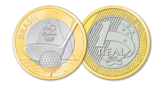 Moedas comemorativas dos Jogos Rio 2016 Moedas comemorativas dos Jogos Rio 2016