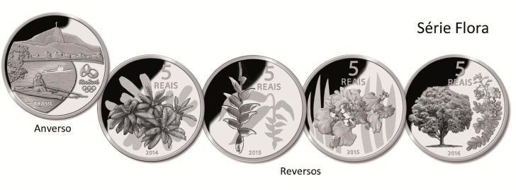 Moedas comemorativas dos Jogos Rio 2016 Moedas comemorativas dos Jogos Rio 2016