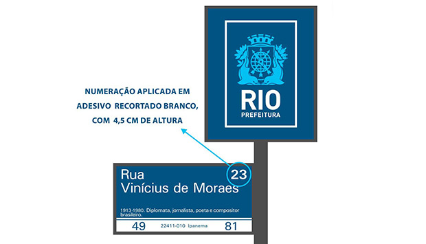 Orla da Zona Sul terá sistema numérico para identificação de ruas