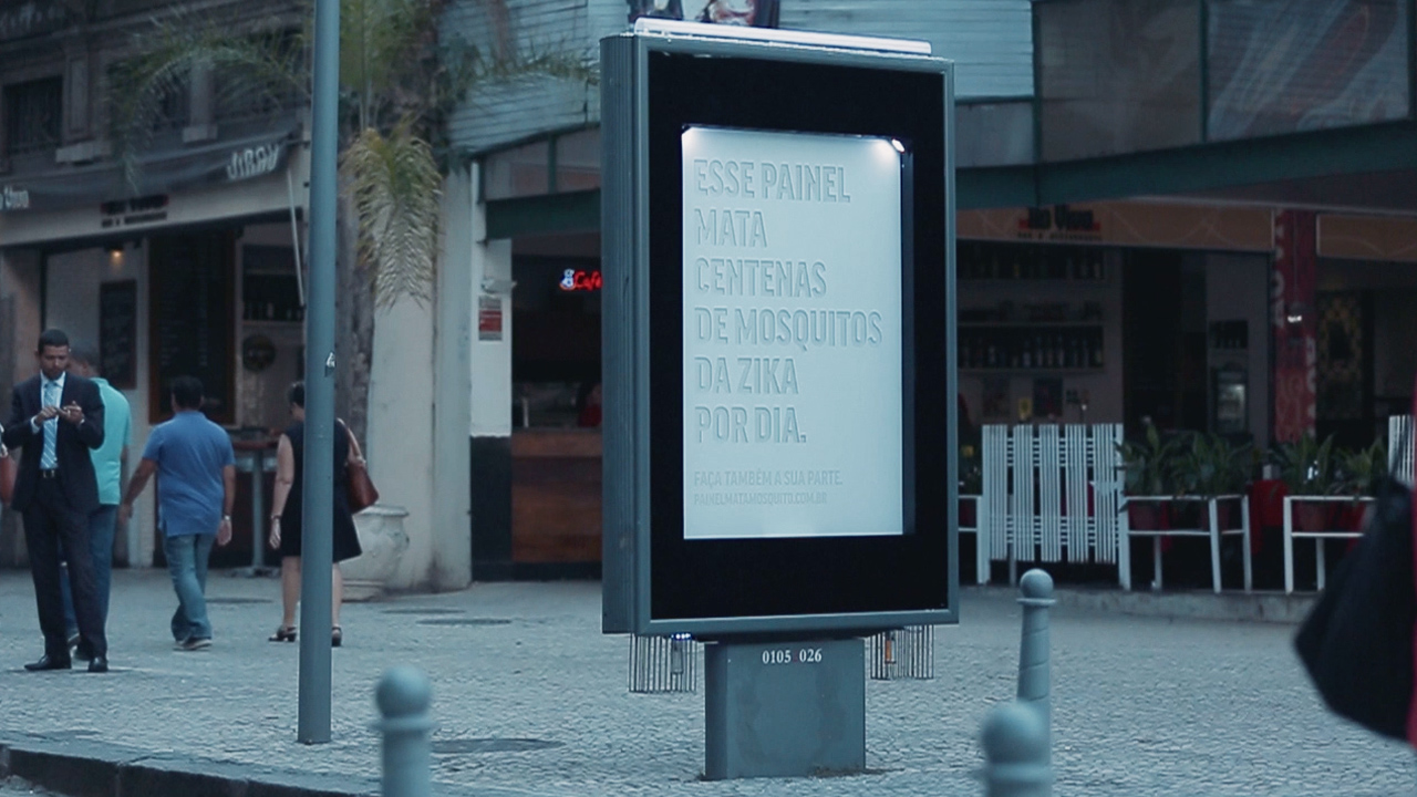 Painel mata mosquito