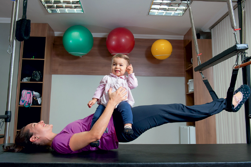 Baby Pilates ajuda as mães na volta à atividade física