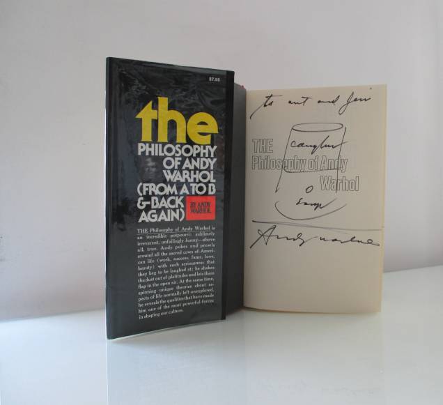 The Philosophy of Andy Warhol (From A to B and Back Again), de 1975: óleo sobre papel, de Andy Warhol The Philosophy of Andy Warhol (From A to B and Back Again), de 1975: óleo sobre papel, de Andy Warhol