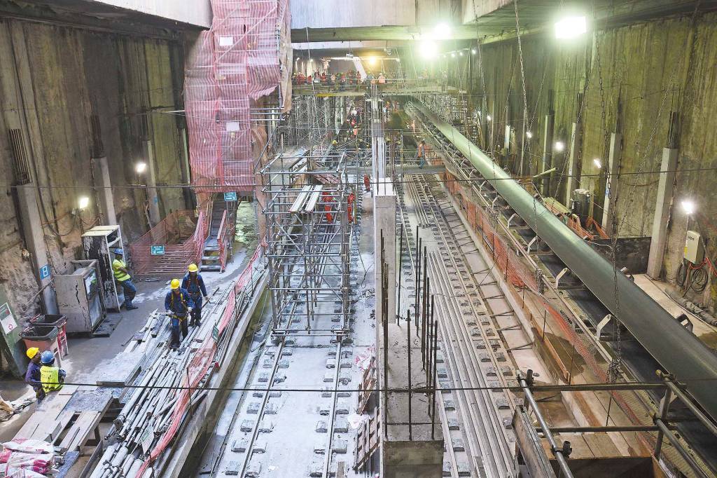 Estações da Linha 4 do Metrô estão quase prontas