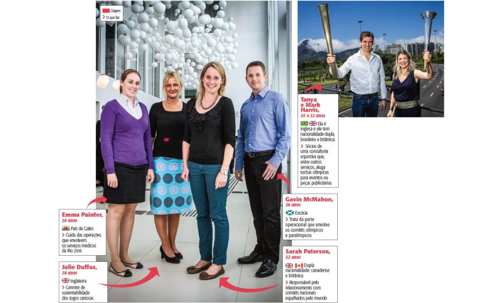 Britânicos desembarcam no Rio de olho nos jogos