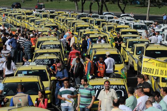 Protestos taxistas