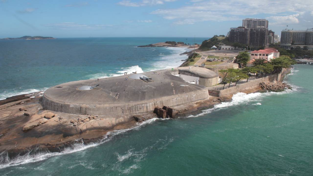 Vista do alto do Forte de Copacabana