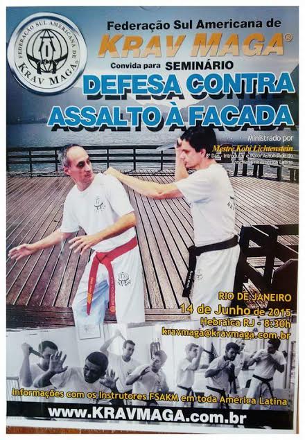 Federação de luta promove curso para cariocas se defenderem de facadas