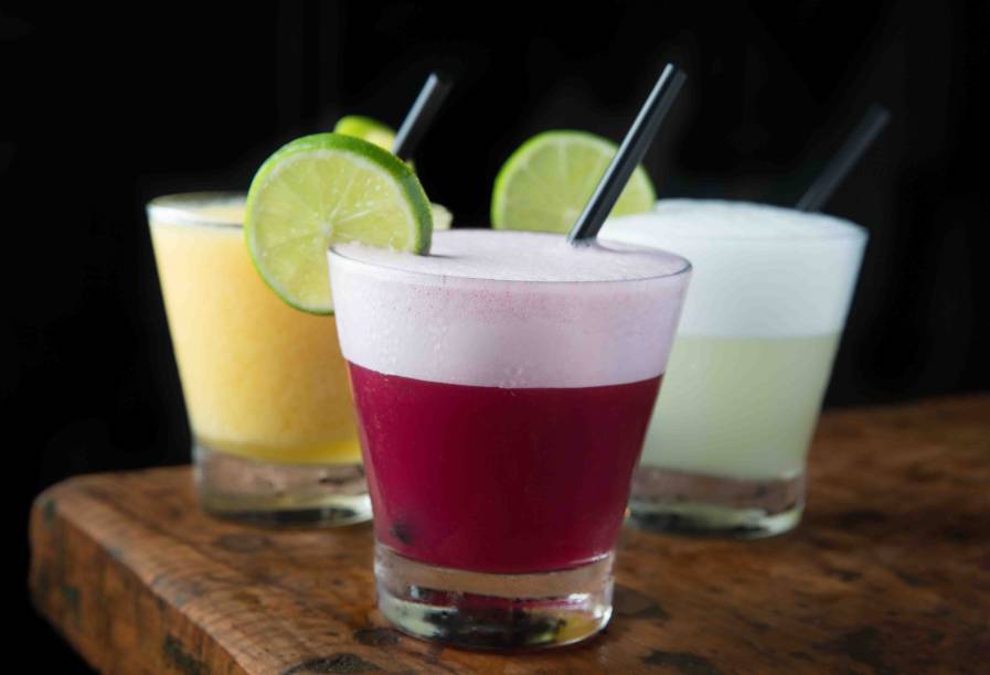 Pisco sour com frutas: no Pisco Gastrobar Pisco sour com frutas: no Pisco Gastrobar