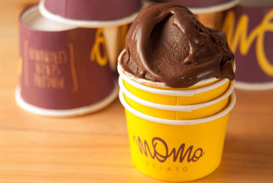 Sorvete da gelateria Momo: primeira filial no Shopping Da Gávea Sorvete da gelateria Momo: primeira filial no Shopping Da Gávea