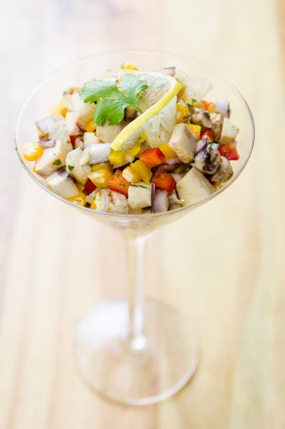 Ceviche de cogumelo: no cardápio do Pomar Orgânico Ceviche de cogumelo: no cardápio do Pomar Orgânico