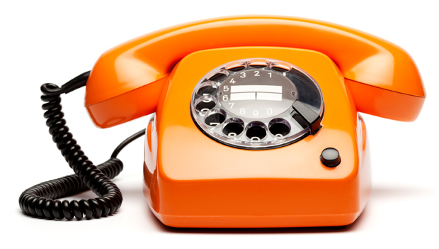 Telefone laranja