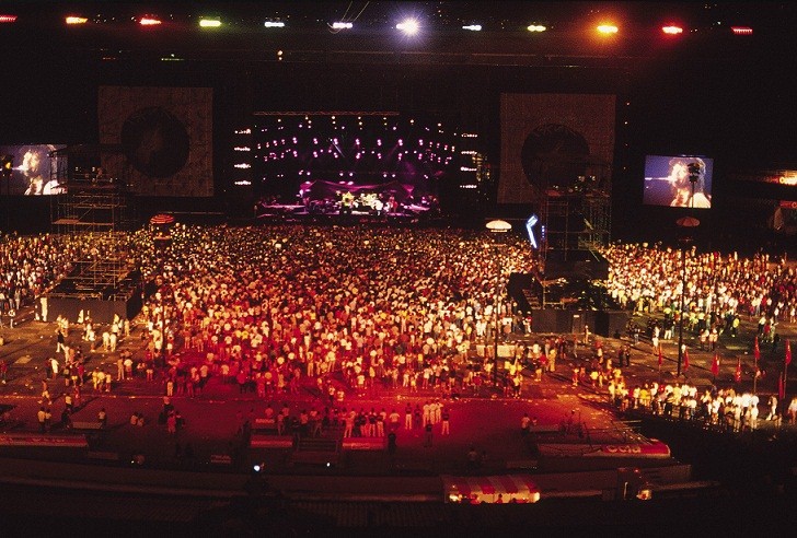 Multidão no show do Djavan<br>
