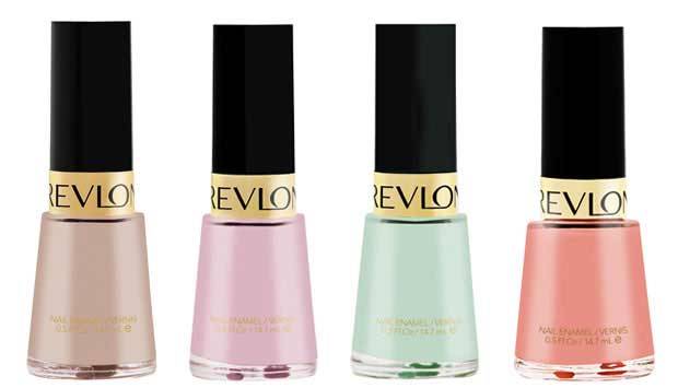 A Revlon apostou em tons delicados e pastel para sua nova cole&ccedil;&atilde;o, a Nail Enamel. A linha &eacute; composta por 4 esmaltes: Grey Suede, na cor areia; Lilac Pastelle, que segue a tend&ecirc;ncia da lavanda; Minted, possui um tom verde menta e Peach Petal, que tem a ton<br>
