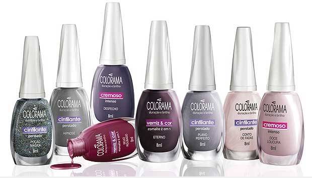 A Colorama lan&ccedil;a no inverno 2011 a cole&ccedil;&atilde;o "Espelho, Espelho Meu". Na linha Verniz & Cor aparecem as cores Eterno (ameixa) e Beijo Roubado (vinho). Entre os cremosos as novidades s&atilde;o Desfecho (uva acinzentado) e Doce Laura (rosa claro). J&aacute; os cintilantes<br>
