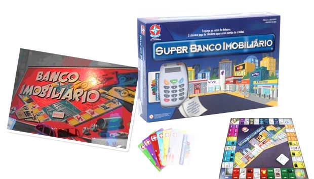 Quem nunca usou as notinhas coloridas de papel do jogo Banco Imobiliário para comprar uma rua? Isso é passado. Agora, o tradicional jogo de simulação econômica, lançado em 1935, evoluiu. Ele virou o Super Banco Imobiliário, da Estrela, e você pode fazer a<br> Quem nunca usou as notinhas coloridas de papel do jogo Banco Imobiliário para comprar uma rua? Isso é passado. Agora, o tradicional jogo de simulação econômica, lançado em 1935, evoluiu. Ele virou o Super Banco Imobiliário, da Estrela, e você pode fazer a<br>