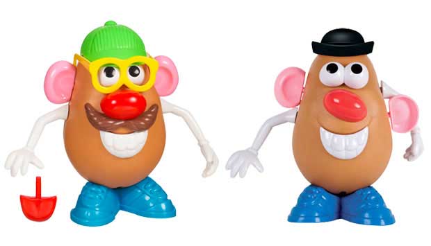 A batata de plástico na qual se encaixam as partes do rosto foi criada em 1952. Apesar de ter feito muito sucesso desde o início, foi depois que apareceu no filme Toy Story (1995) que o Sr. Cabeça de Batata ganhou fama. O brinquedo atual fala e tem cronôm<br> A batata de plástico na qual se encaixam as partes do rosto foi criada em 1952. Apesar de ter feito muito sucesso desde o início, foi depois que apareceu no filme Toy Story (1995) que o Sr. Cabeça de Batata ganhou fama. O brinquedo atual fala e tem cronôm<br>