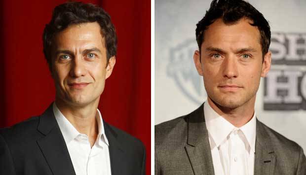 Olhos claros, talento para atuar, pinta de gal&atilde;... Seria Jude Law a vers&atilde;o americana de Gabriel Braga Nunes?<br>