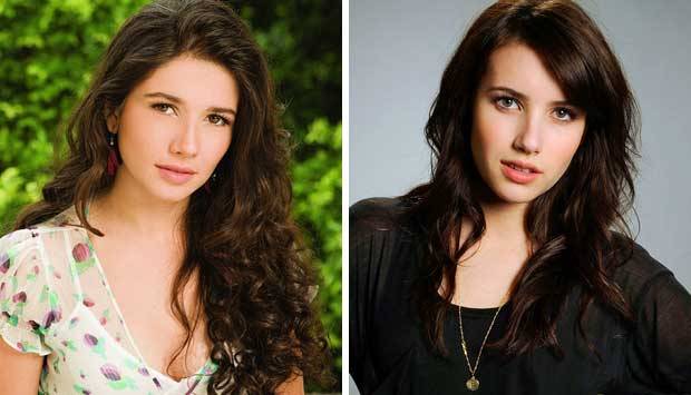A cantora sertanejo se parece bastante com a atriz americana, sobrinha da estrela Julia Roberts. Voc&ecirc; concorda?<br>