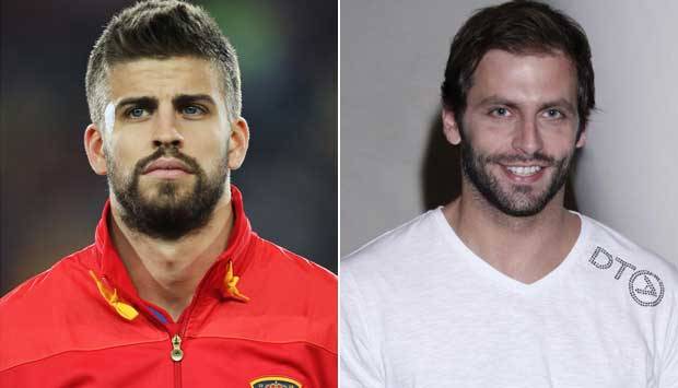 O zagueiro do Barcelona Gerard Piqu&eacute; se parece muito com o ator Henri Castelli. Voc&ecirc; n&atilde;o acha?<br>
