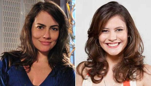 Adriana Prado, que interpretou a assessora de imprensa Laura na novela Passione, n&atilde;o &eacute; muito parecida com a ex-fazendeira Carol Dias?<br>