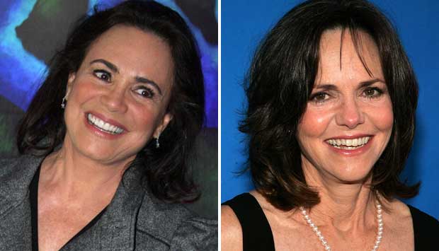 Regina Duarte, a namoradinha do Brasil, e Sally Field, a namoradinha da América. Separadas no nascimento?<br>