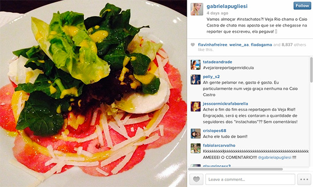 O cordão dos #instachatos cada vez aumenta mais