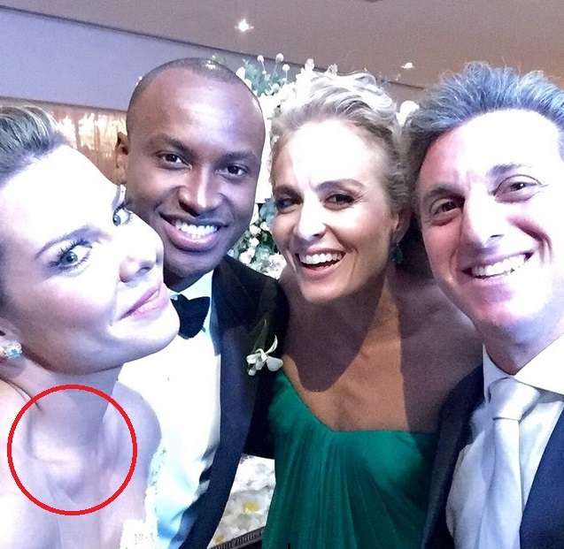 Fernanda Souza se surpreende com aparição de Jesus Cristo em uma foto do casamento com o cantor Thiaguinho