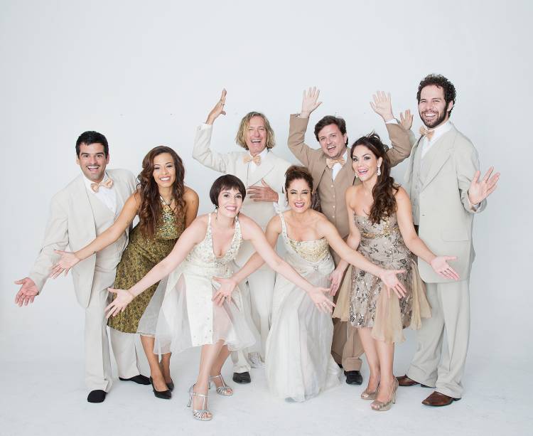 O elenco do musical: sucesso O elenco do musical: sucesso