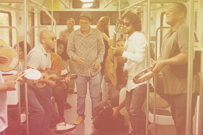 Sonho de bamba vira realidade em trens cariocas