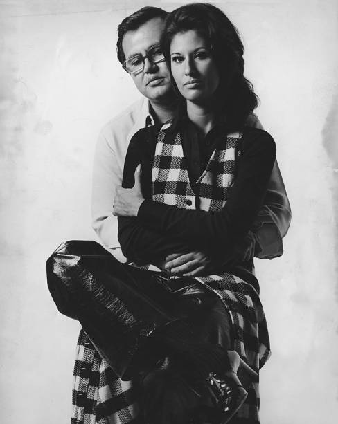 Ricardo Amaral com a esposa, Gisela. 1970 Ricardo Amaral com a esposa, Gisela. 1970