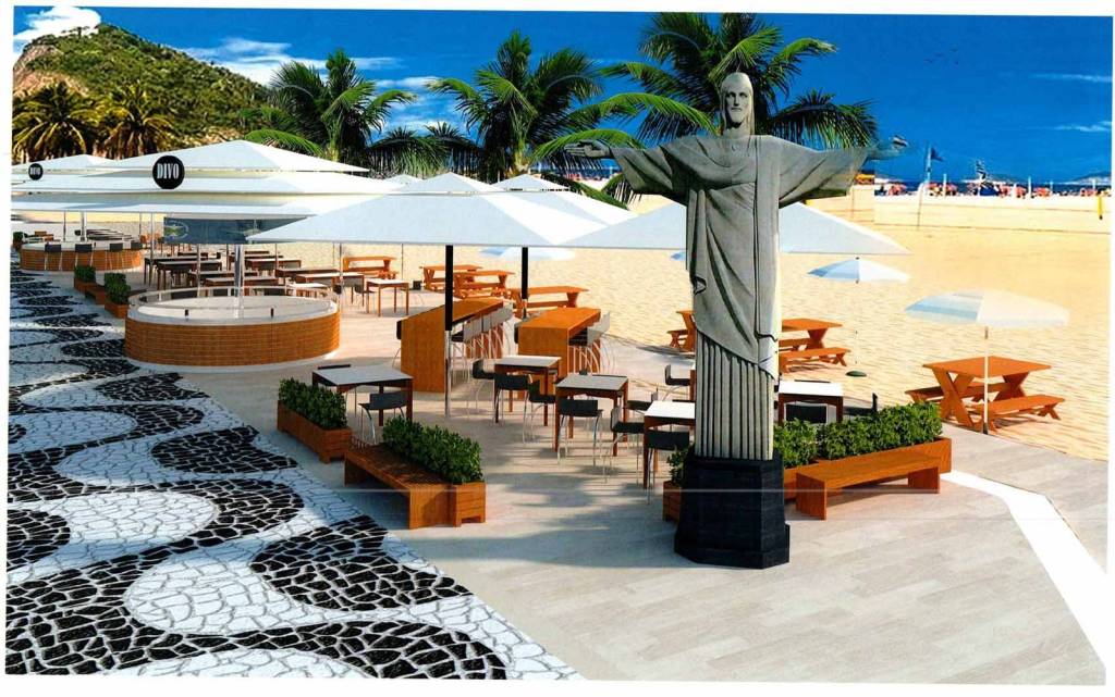 Cristo Redentor terá réplica em quiosque na orla do Leme