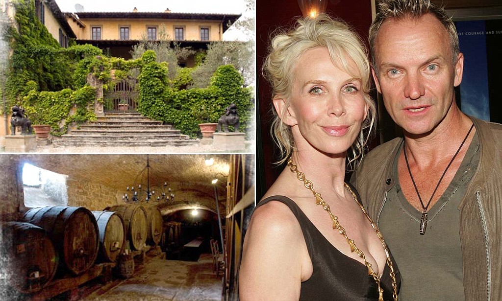 Cantor Sting lança vinho Roxane