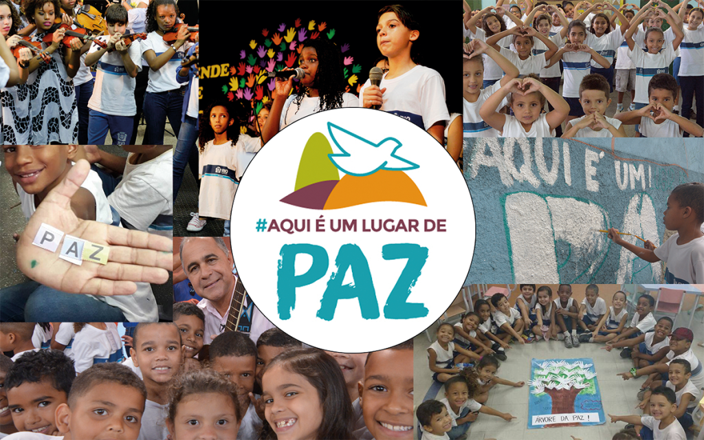 Escolas municipais fazem ato contra a violência