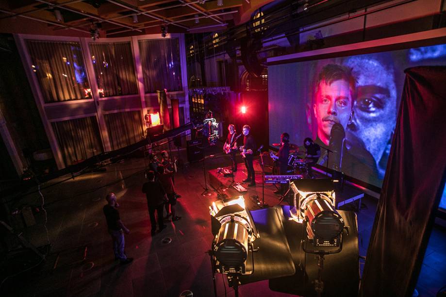 Gravação de clipe da banda Scalene: versatilidade nos estúdios Gravação de clipe da banda Scalene: versatilidade nos estúdios