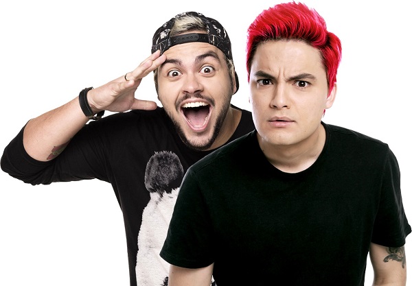 Felipe e Luccas Neto batem Porta dos Fundos e Whindersson Nunes