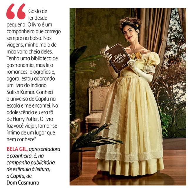 Bela Gil, a apresentadora