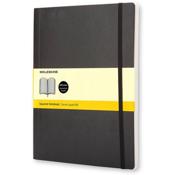 Com capa de couro, o caderno Moleskine faz sucesso nas papelarias (R$ 89,90)