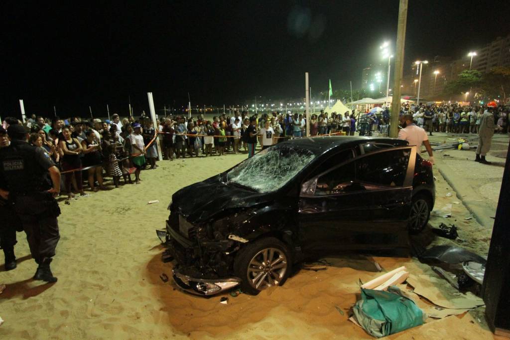 Motorista que atropelou 17 em Copacabana não estava alcoolizado