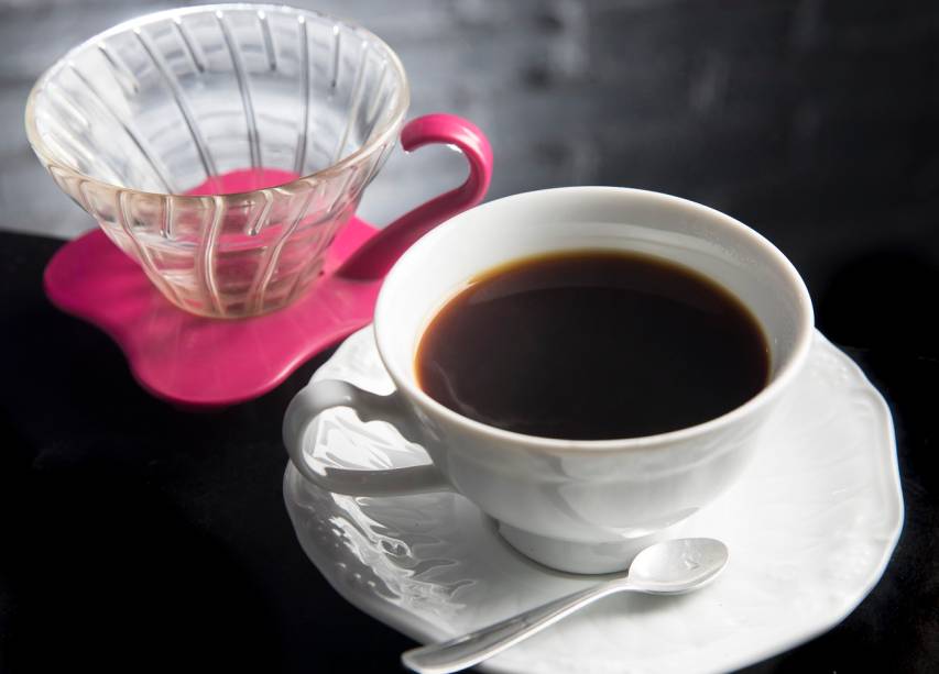 Café coado no filtro hario Café coado no filtro hario