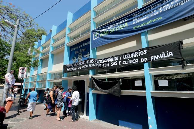Greve parcial e falta de atendimento nas Clínicas da Família Greve parcial e falta de atendimento nas Clínicas da Família