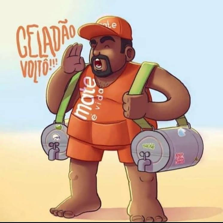 O rei do mate: com praia proibida, ambulante carioca aposta no delivery