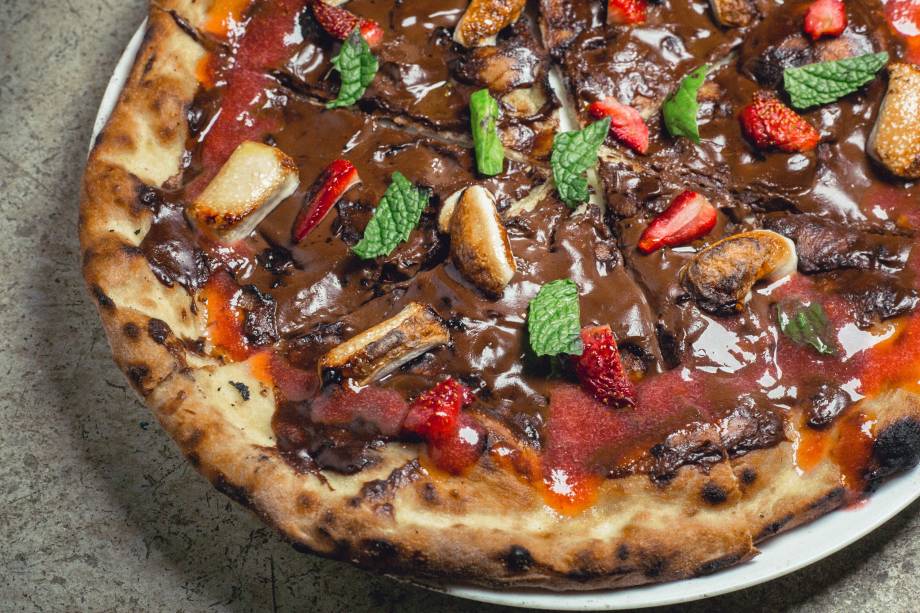 Pizza doce: lançamento da Ferro e Farinha Pizza doce: lançamento da Ferro e Farinha