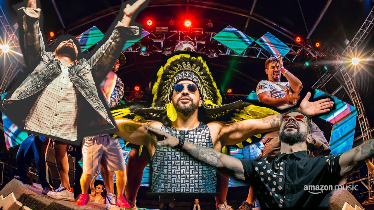 Montagem mostra diversas imagens de Dennis DJ